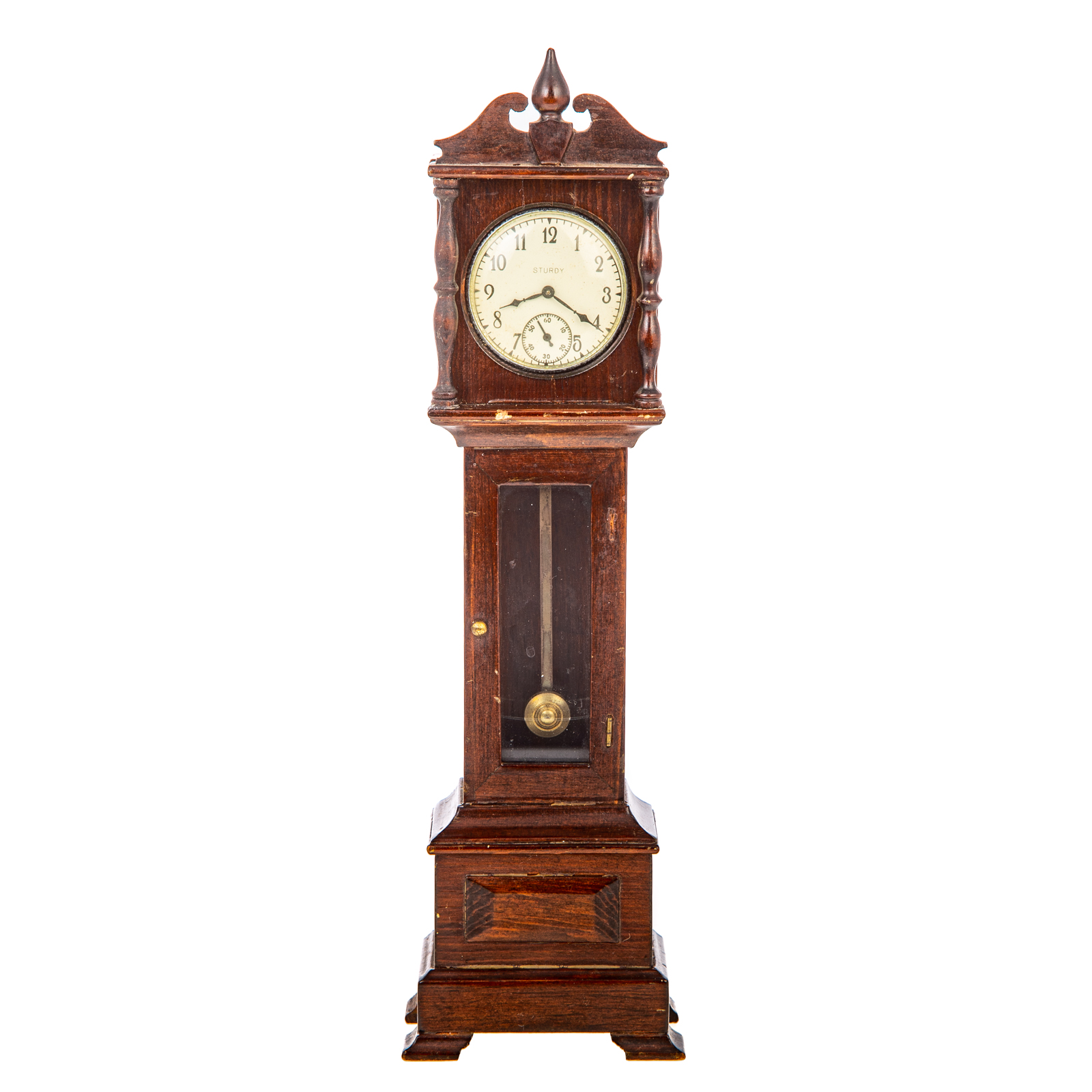 AMERICAN CARVED WOOD TALL CASE