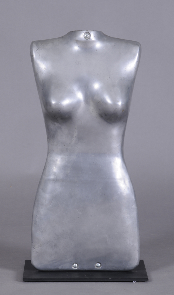 AMERICAN CAST ALUMINUM FEMALE TORSO
