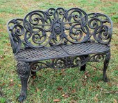 AMERICAN CAST IRON BENCHAntiqu