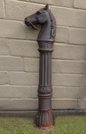 AMERICAN CAST IRON HORSE-HEAD