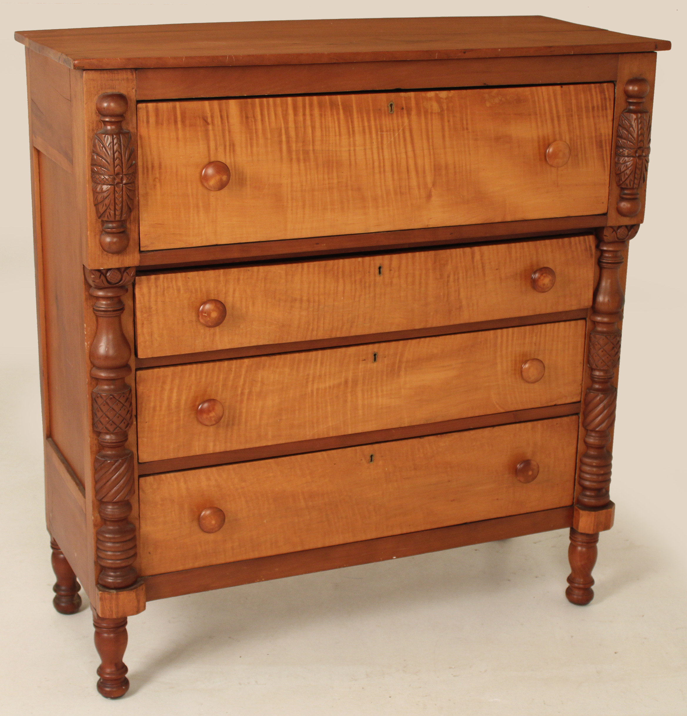 AMERICAN CHERRY AND TIGER MAPLE