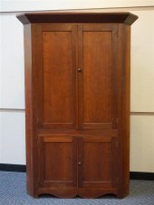 AMERICAN CHERRY CORNER CUPBOAR