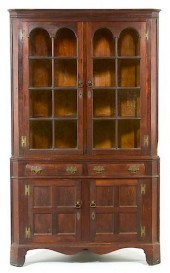 AMERICAN CHERRY CORNER CUPBOAR