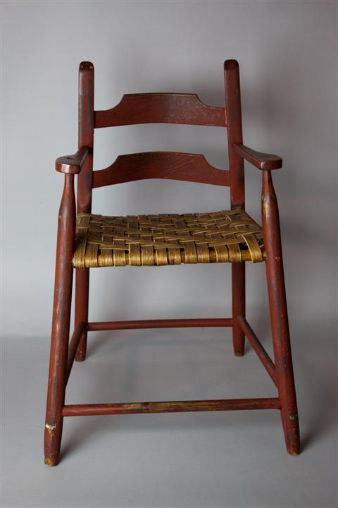 AMERICAN CHILD'S RED PAINTED AND