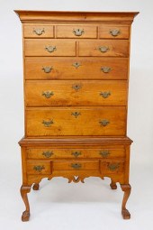 AMERICAN CHIPPENDALE BUTTERNUT