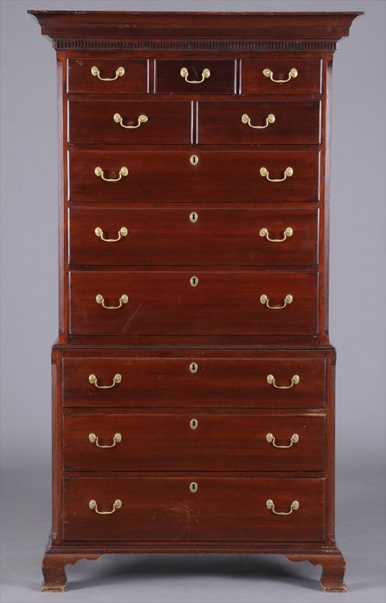 AMERICAN CHIPPENDALE CARVED