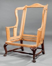 AMERICAN CHIPPENDALE CARVED MA