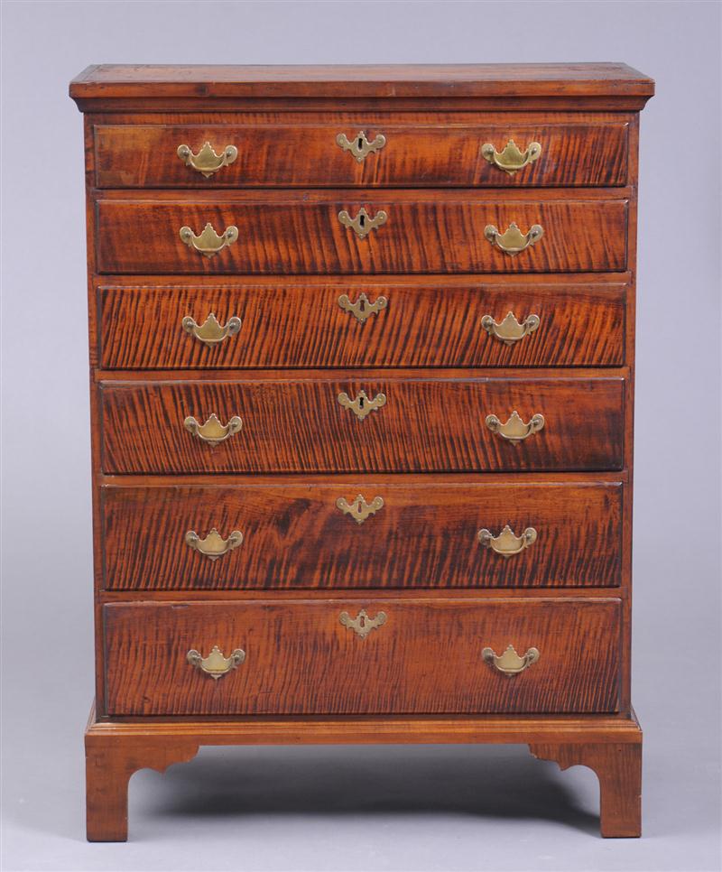 AMERICAN CHIPPENDALE FIGURED