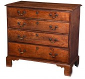 AMERICAN CHIPPENDALE FIGURED W