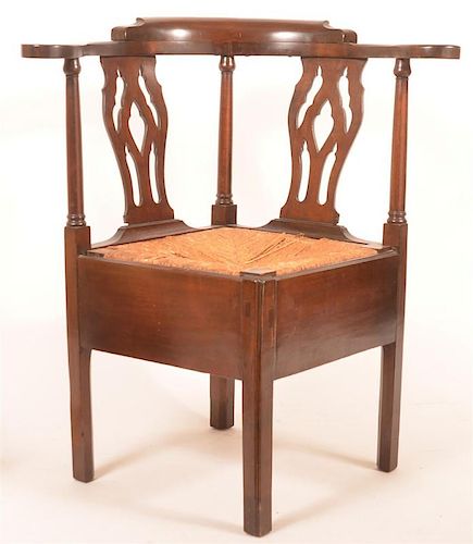 AMERICAN CHIPPENDALE MAHOGANY