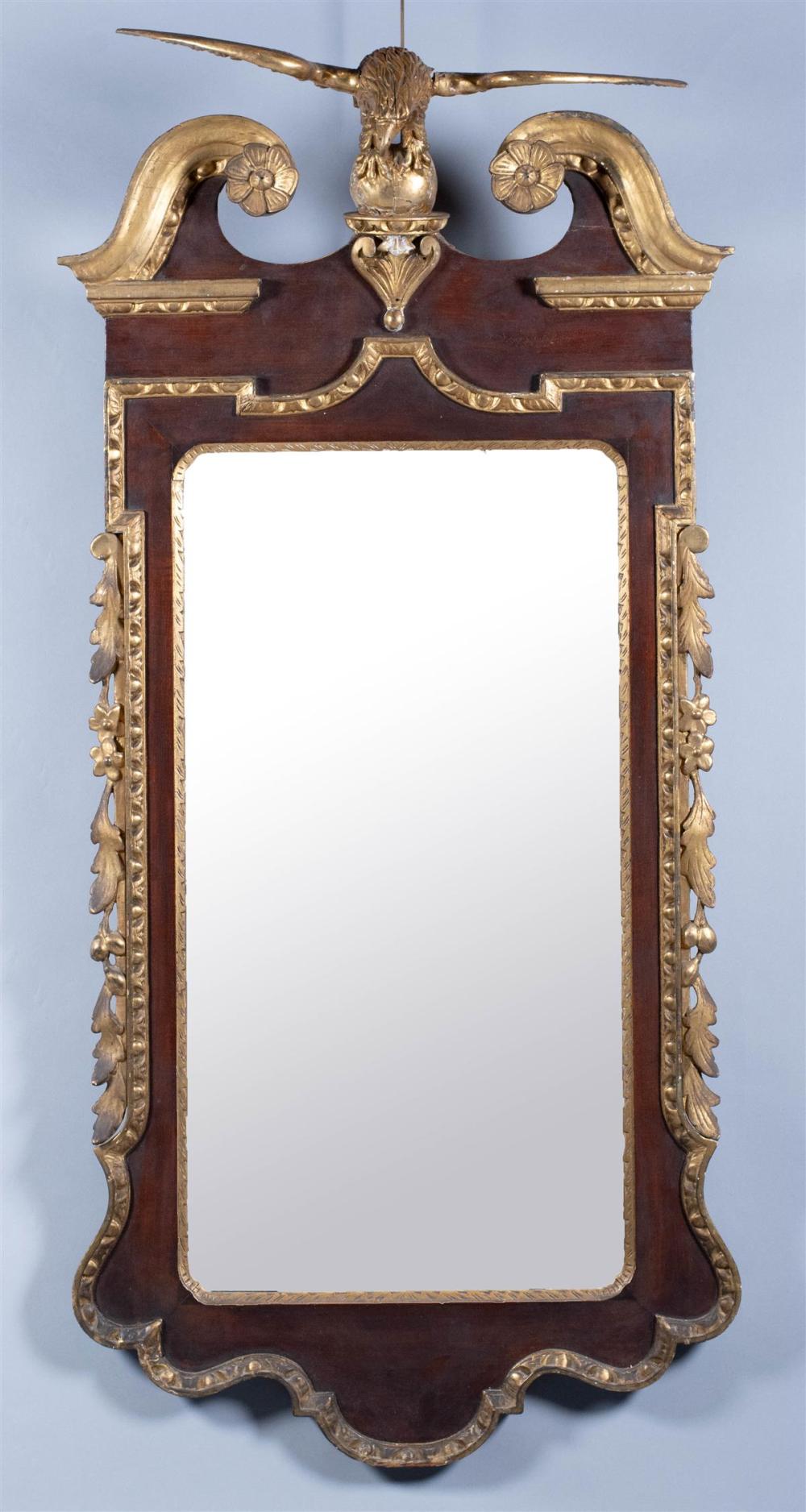 AMERICAN CHIPPENDALE PARCEL-GILT