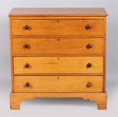 AMERICAN CHIPPENDALE PINE CHES