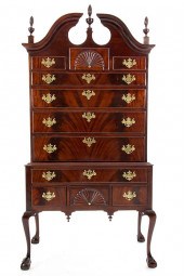 American Chippendale style mah