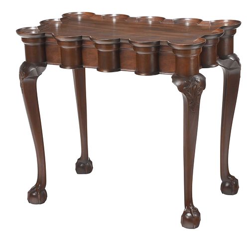 AMERICAN CHIPPENDALE STYLE MAHOGANY