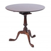 AMERICAN CHIPPENDALE TILT TOP