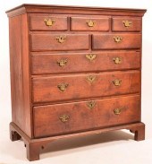 AMERICAN CHIPPENDALE WALNUT CH