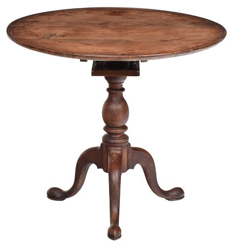 AMERICAN CHIPPENDALE WALNUT DISH