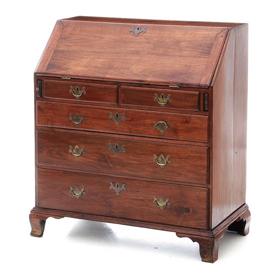 American Chippendale walnut
