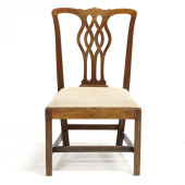 AMERICAN CHIPPENDALE WALNUT SI