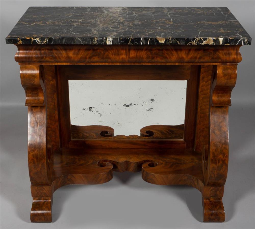 AMERICAN CLASSICAL BLACK MARBLE AND