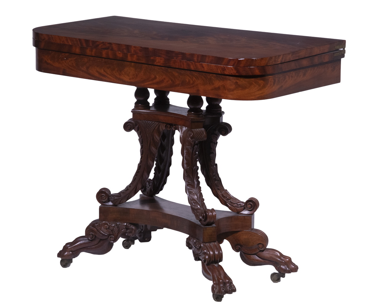 AMERICAN CLASSICAL CARD TABLE