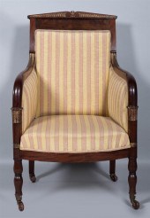 AMERICAN CLASSICAL CARVED MAHO