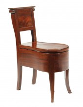 AMERICAN CLASSICAL CARVED MAHO