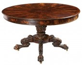 AMERICAN CLASSICAL CARVED MAHO