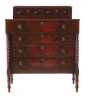 American Classical carved maho