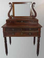 AMERICAN CLASSICAL CARVED MAHO
