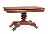 AMERICAN CLASSICAL CARVED MAHO