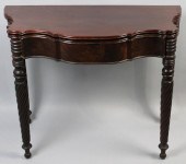 AMERICAN CLASSICAL CARVED MAHO