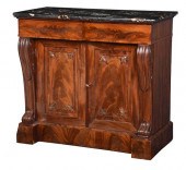 AMERICAN CLASSICAL CARVED MAHO