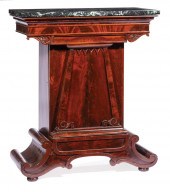AMERICAN CLASSICAL CARVED MAHO