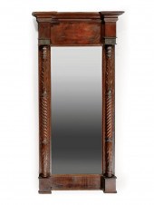 AMERICAN CLASSICAL CARVED MAHO