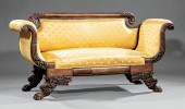 AMERICAN CLASSICAL CARVED MAHO