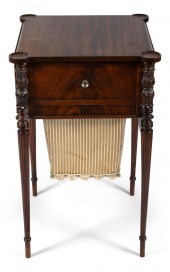 AMERICAN CLASSICAL CARVED MAHO