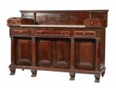 AMERICAN CLASSICAL CARVED MAHO