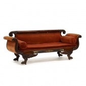 AMERICAN CLASSICAL CARVED MAHO