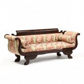 AMERICAN CLASSICAL CARVED MAHO