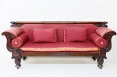AMERICAN CLASSICAL CARVED MAHO