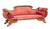 AMERICAN CLASSICAL CARVED MAHO