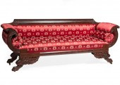 AMERICAN CLASSICAL CARVED MAHO