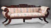 AMERICAN CLASSICAL CARVED MAHO