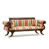AMERICAN CLASSICAL CARVED MAHO