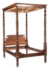 AMERICAN CLASSICAL CARVED MAHO
