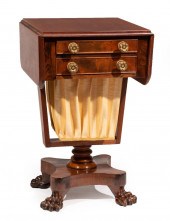 AMERICAN CLASSICAL CARVED MAHO