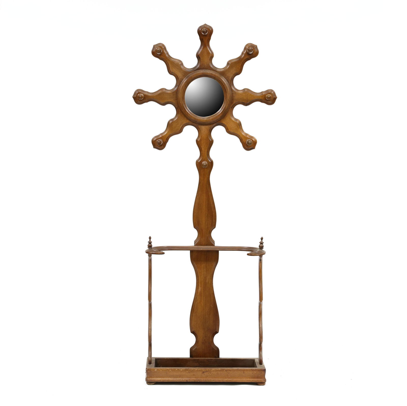 AMERICAN CLASSICAL CARVED WALNUT