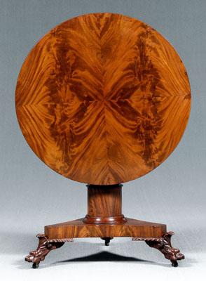 American classical center table,