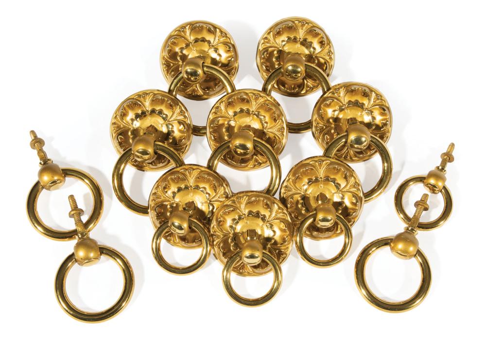 AMERICAN CLASSICAL GILT BRASS